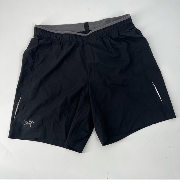 Arc'teryx | Shorts | Arcteryx Black Lined Workoutrunning Shorts Mens ...